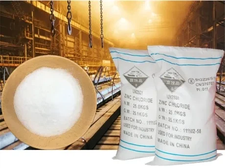 zinc to zinc chloride